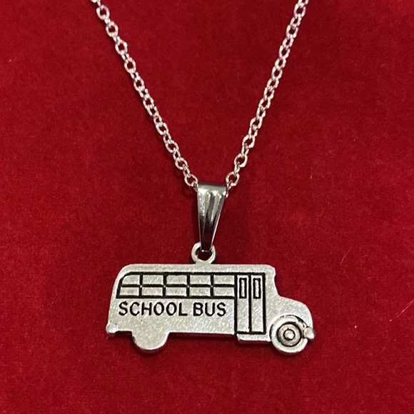 School Bus Necklace - Picture 3 of 8